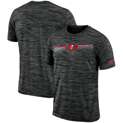 Tampa Bay Buccaneers Nike Sideline Velocity Performance T-Shirt Heathered Black