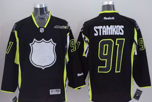 Tampa Bay Lightning 91 Steven Stamkos Black 2015 All Star NHL Jersey
