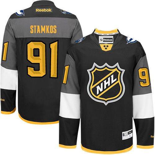 Tampa Bay Lightning 91 Steven Stamkos Black 2016 All Star NHL Jersey