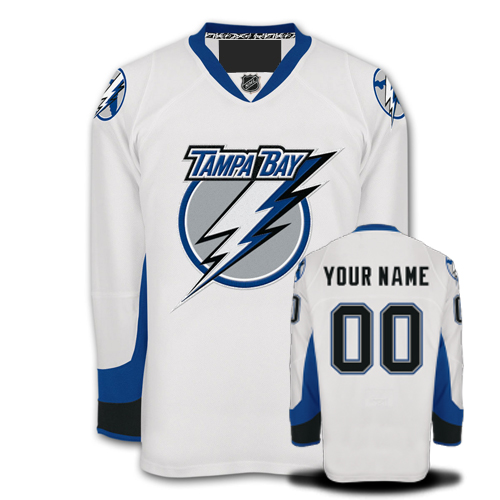Tampa Bay Lightning Road Customized Hockey Jersey