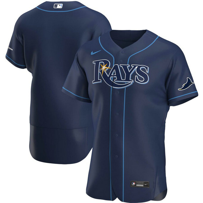 Tampa Bay Rays Men's Nike Navy Alternate 2020 Authentic Official Team MLB Jersey