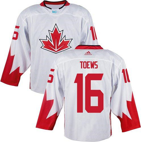 Team Canada 16 Jonathan Toews White 2016 World Cup NHL Jersey