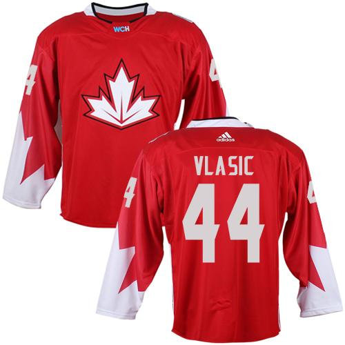 Team Canada 44 Marc-Edouard Vlasic Red 2016 World Cup NHL Jersey