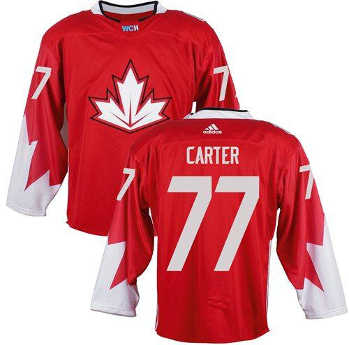 Team Canada 77 Jeff Carter Red 2016 World Cup NHL Jersey