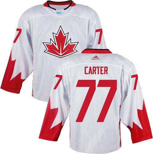 Team Canada 77 Jeff Carter White 2016 World Cup NHL Jersey