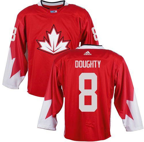 Team Canada 8 Drew Doughty Red 2016 World Cup NHL Jersey