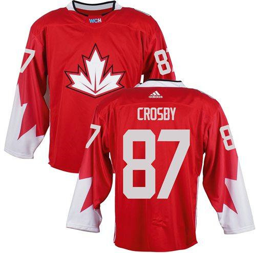 Team Canada 87 Sidney Crosby Red 2016 World Cup NHL Jersey