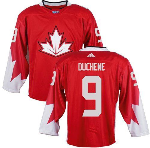 Team Canada 9 Matt Duchene Red 2016 World Cup NHL Jersey