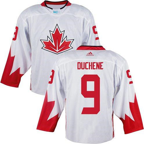 Team Canada 9 Matt Duchene White 2016 World Cup NHL Jersey