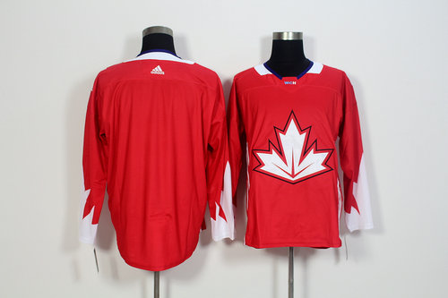 Team Canada Blank Red 2016 World Cup NHL Jersey