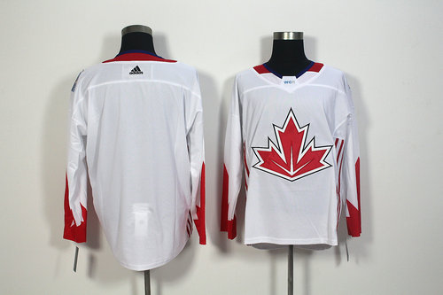 Team Canada Blank White 2016 World Cup NHL Jersey