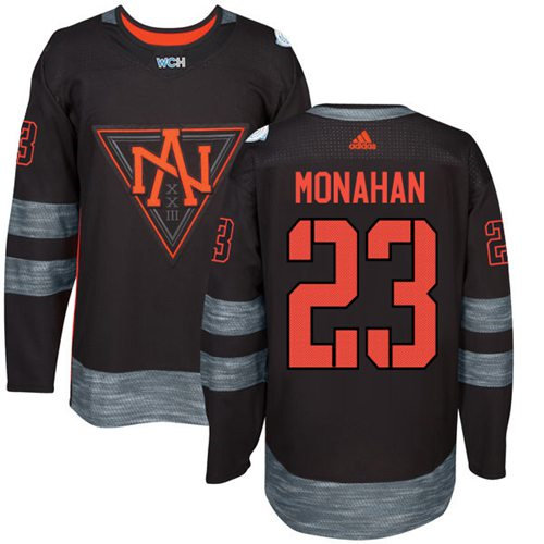 Team North America 23 Sean Monahan Black 2016 World Cup NHL Jersey