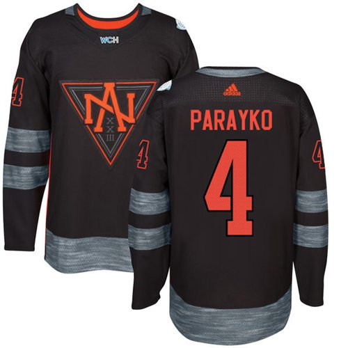 Team North America 4 Colton Parayko Black 2016 World Cup NHL Jersey