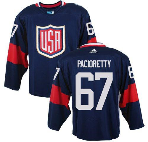 Team USA 67 Max Pacioretty Navy Blue 2016 World Cup NHL Jersey
