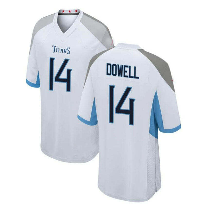 Tennessee Titans  #14 Colton Dowell White Stitched Vapor Limited Football Jerseys