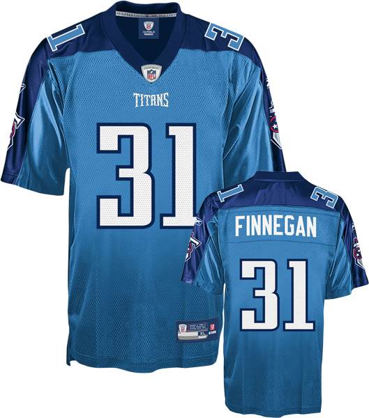 Tennessee Titans #31 Cortland Finnegan Jerseys LT blue