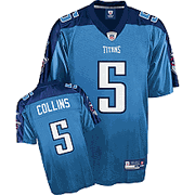Tennessee Titans #5 Kerry Collins Team Color Jerseys