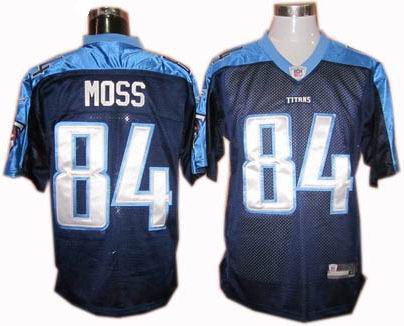 Tennessee Titans #84 Randy Moss Jersey dark blue