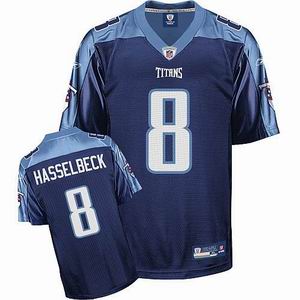 Tennessee Titans 8# Matt Hasselbeck BLUE Jersey
