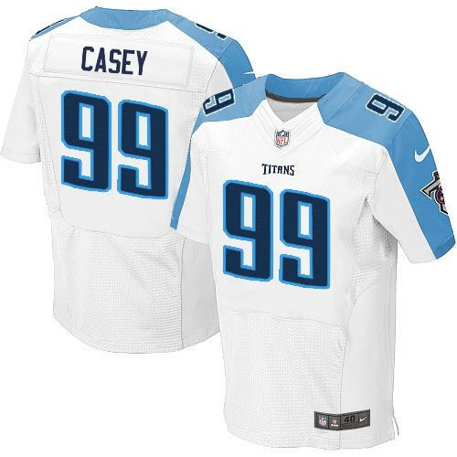 Tennessee Titans 99 Jurrell Casey White Nike NFL Elite Jersey