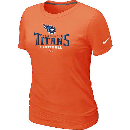 Tennessee Titans Orange Women's Critical Victory T-Shirt