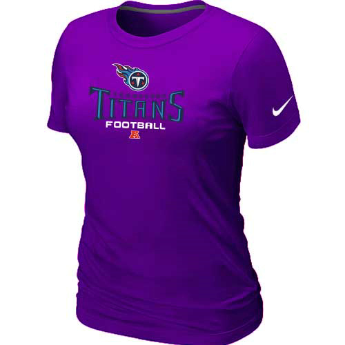 Tennessee Titans Purple Women's Critical Victory T-Shirt
