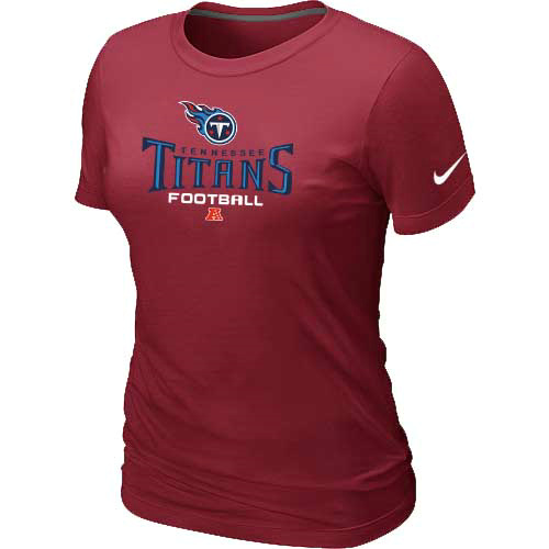 Tennessee Titans Red Women's Critical Victory T-Shirt