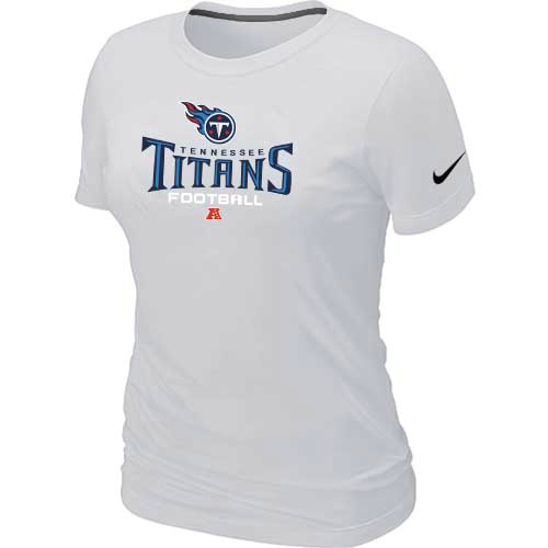 Tennessee Titans White Women's Critical Victory T-Shirt