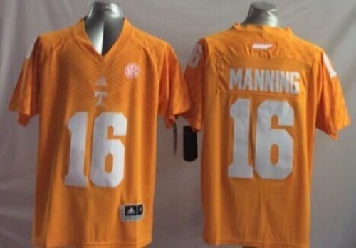 Tennessee Vols 16 Peyton Manning Orange Kid NCAA Jersey