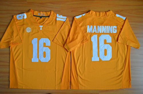 Tennessee Vols 16 Peyton Manning Orange NCAA Jersey