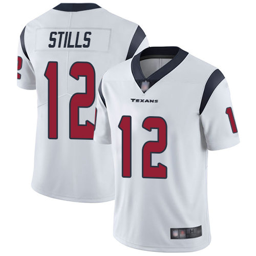 Texans #12 Kenny Stills White Men's Stitched Football Vapor Untouchable Limited Jersey