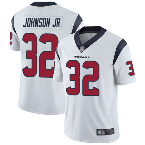 Texans #32 Lonnie Johnson Jr. White Youth Stitched Football Vapor Untouchable Limited Jersey