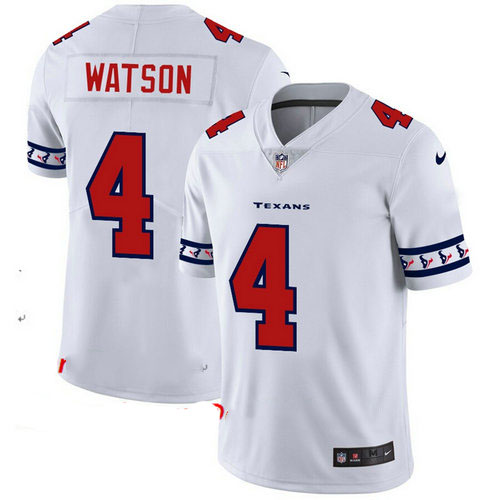 Texans 4 Deshaun Watson White 2019 New Vapor Untouchable Limited Jersey