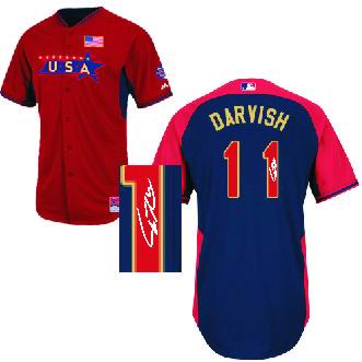Texas Rangers # 11 Yu Darvish USA 2014 Future Stars BP Jersey