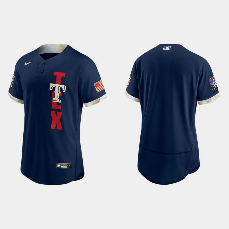 Texas Rangers 2021 Mlb All Star Game Authentic Navy Jersey