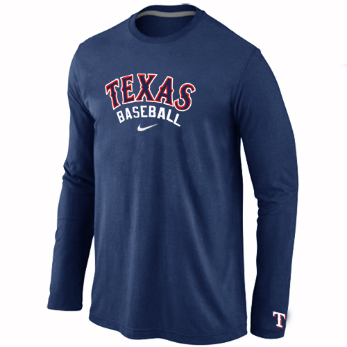 Texas Rangers Long Sleeve T-Shirt D.Blue