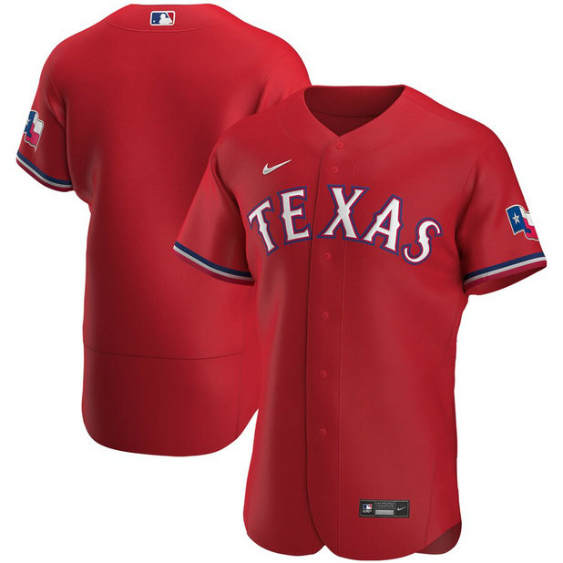 Texas Rangers Men's Nike Red Alternate 2020 Authentic MLB Jersey