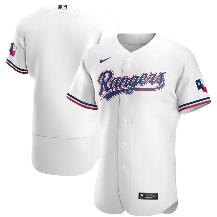 Texas Rangers Men's Nike White Home 2020 Authentic MLB Jersey