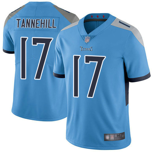 Titans #17 Ryan Tannehill Light Blue Alternate Men's Stitched Football Vapor Untouchable Limited Jersey
