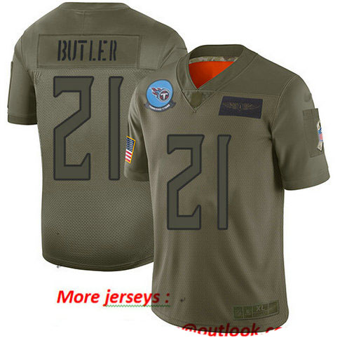 Titans #21 Malcolm Butler Camo Men's Stitched Football Limited 2019 Salute To Service Jersey
