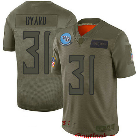 Titans #31 Kevin Byard Camo Men's Stitched Football Limited 2019 Salute To Service Jersey