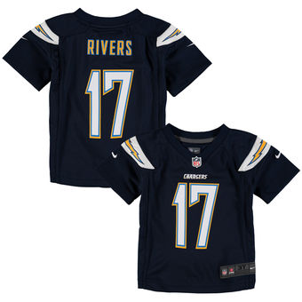 Toddler Nike San Diego Chargers 17 Philip Rivers Blue Jersey