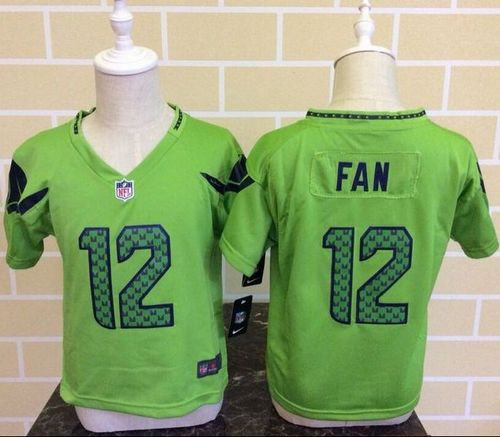 Toddler Nike Seattle Seahawks 12 Fan Green Alternate NFL Game Jersey