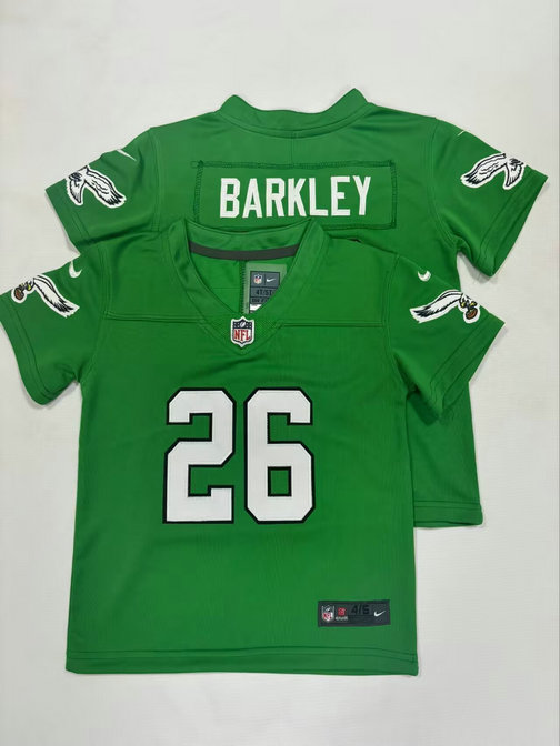 Toddlers Philadelphia Eagles #26 Saquon Barkley Green Vapor Untouchable Limited Football Stitched Jerseys