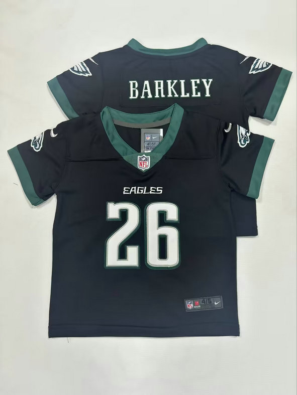 Toddlers Philadelphia Eagles #26 Saquon Barkley black Vapor Untouchable Limited Football Stitched Jersey