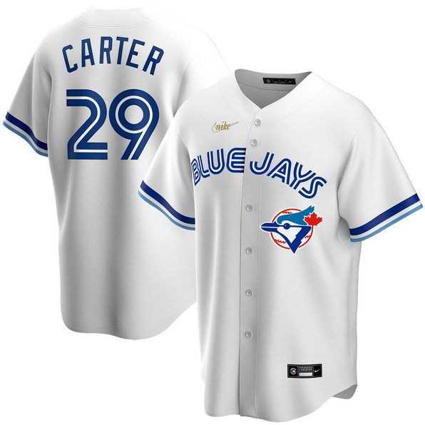 Toronto Blue Jays #29 Joe Carter Nike Home Cooperstown Collection Player MLB Jersey White