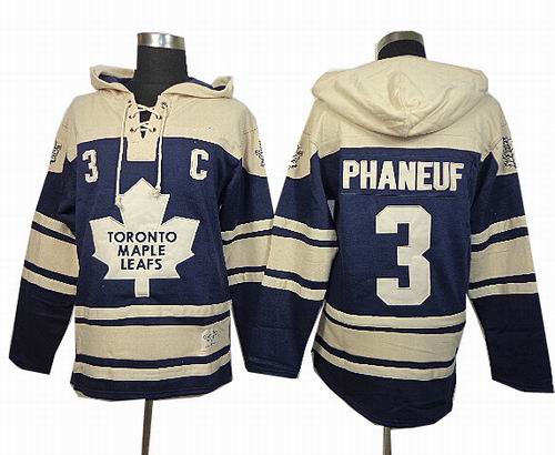Toronto Maple Leafs #3 Dion Phaneuf C Patch Hoody