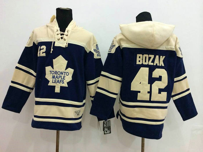 Toronto Maple Leafs 42 Tyler Bozak navy blueNHL Hockey hoddies