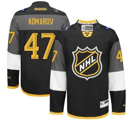 Toronto Maple Leafs 47 Leo Komarov Black 2016 All Star NHL Jersey