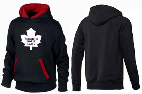 Toronto Maple Leafs Pullover Hoodie Black Red